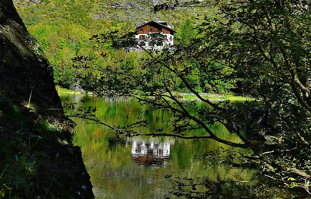 vista Chalet Sul Lago dal lago