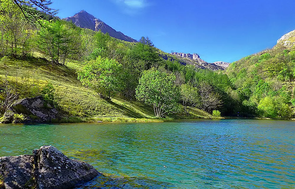 vista lago Grande di Moncenisio