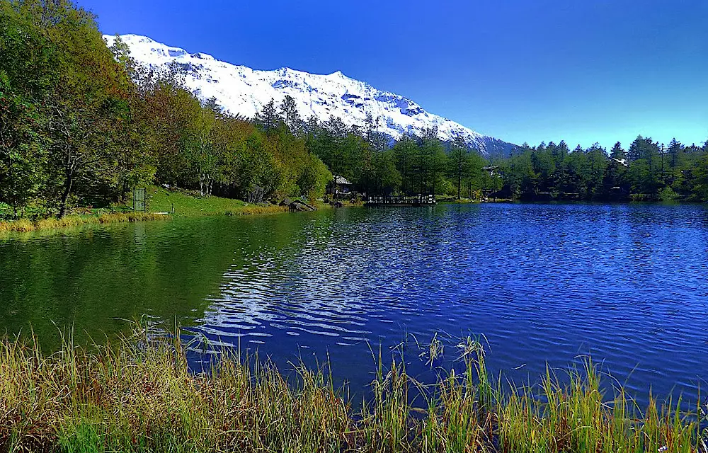 panorama lago e Rocciamelone